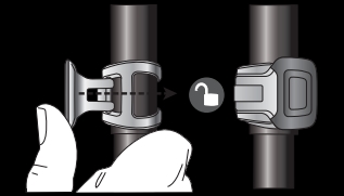 The "FlickLock+" adjustment system